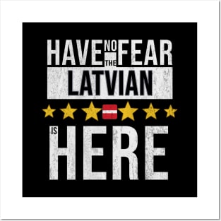 Have No Fear The Latvian Is Here - Gift for Latvian From Latvia Posters and Art